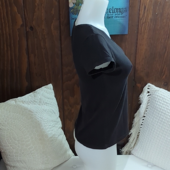 Size Small My Style Stretchy T-shirt S Black V-Neck Men's Shirt Lot - Picture 8 of 13